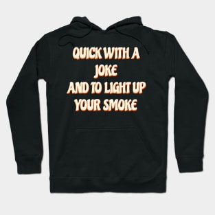 vintage quick joke Hoodie